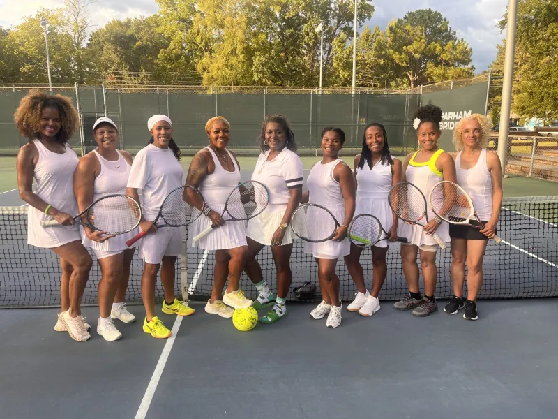 Local African American ladies tennis team bid for state championship