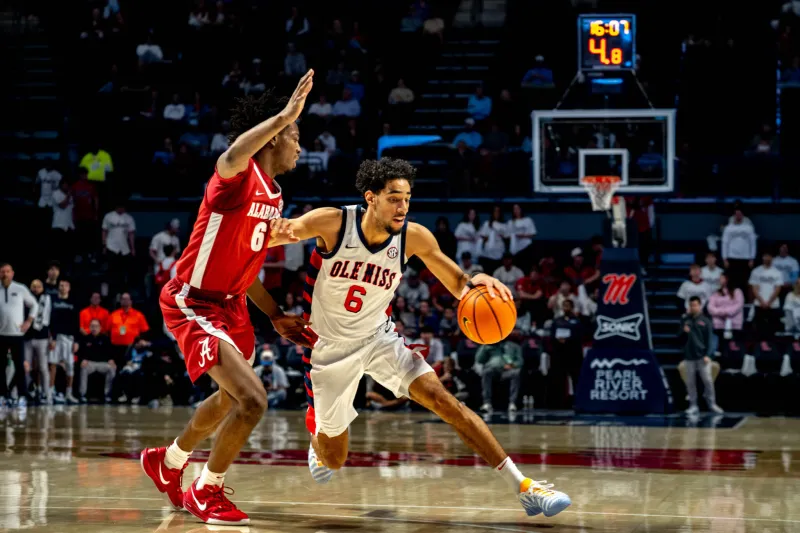 Ole Miss Men's Basketball drops tightly contested exhibition to Alabama