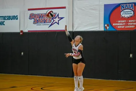 Lady Crusaders Down Faulkner in Four Sets