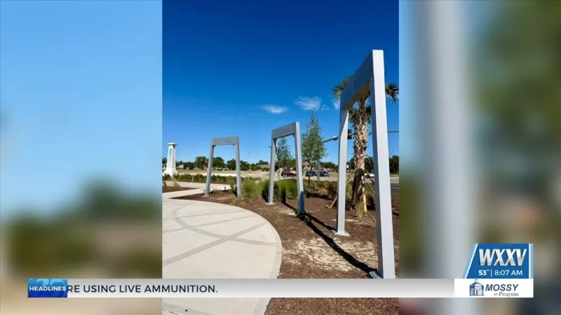 Swings at Long Beach Gateway temporarily removed