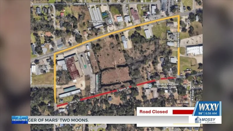 Road closure scheduled on Church Street in Gulfport