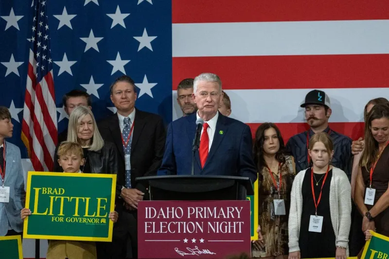 Idaho Gov. Brad Little wins GOP gubernatorial primary election