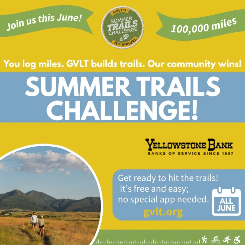 GVLT challenges locals to bank rec miles