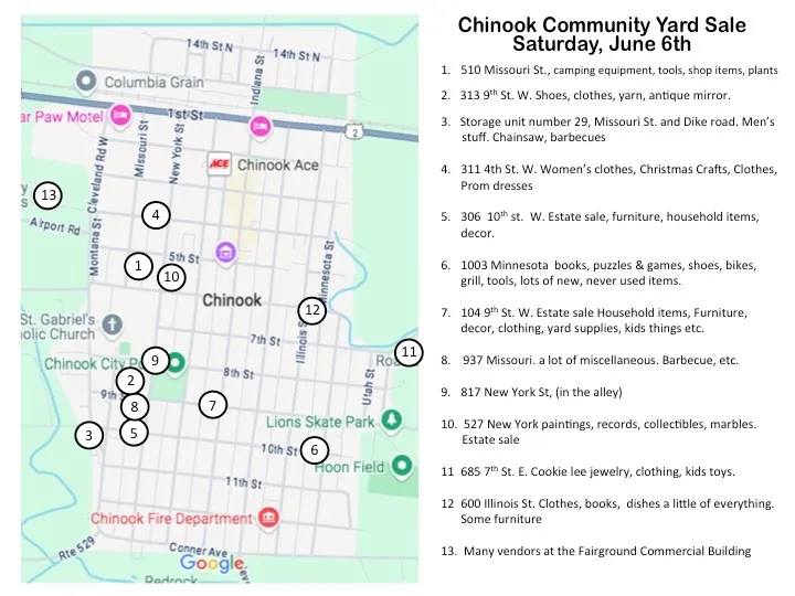 Save the Date for Community Yard Sale