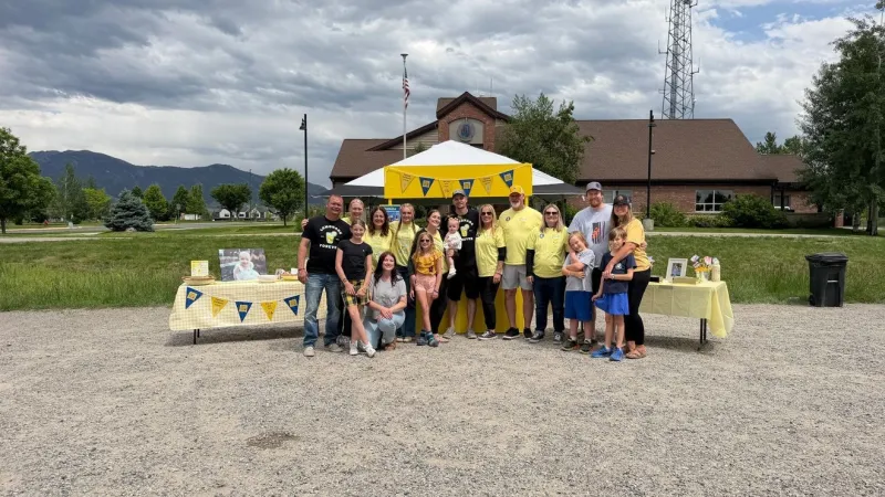 Bozeman family hosts lemonade stand to help fight childhood cancer