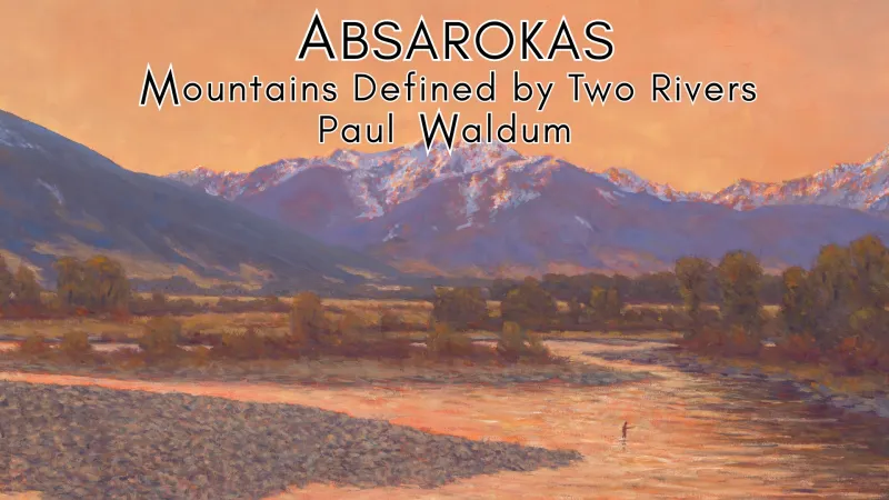 Renowned landscape artist on Depot display