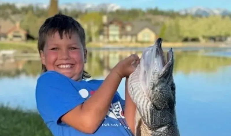 The Happiest Kid in Montana With His Monster Catch (and Release)