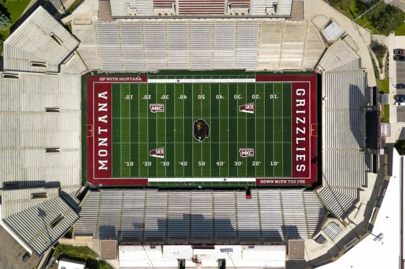 Photos: Washington-Grizzly Stadium's New Turf Is Complete