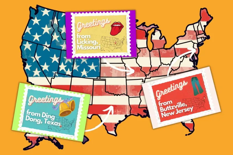 The Weirdest + Funniest City Names in Every State