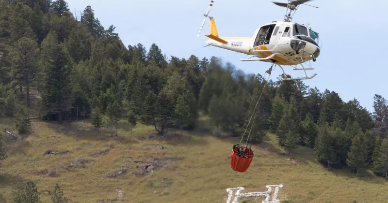 Crews respond to wildfire on Mount Helena
