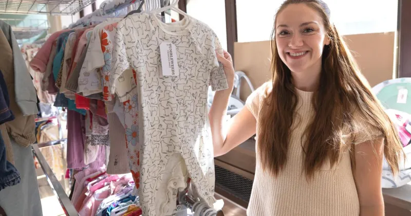 Little outfits on the prairie: Helena's Tumbleweeds Trading Post toddles into town