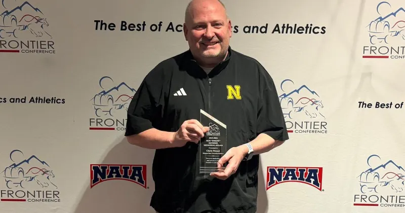 MSU-Northern women's basketball coach Chris Mouat earns annual Frontier Conference award