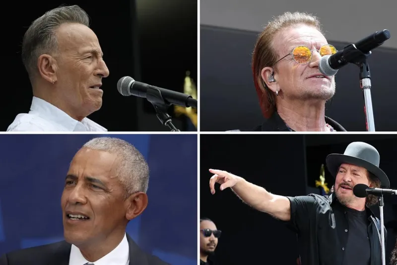 PHOTOS -- Rockers Perform at Barack Obama Presidential Center Grand Opening
