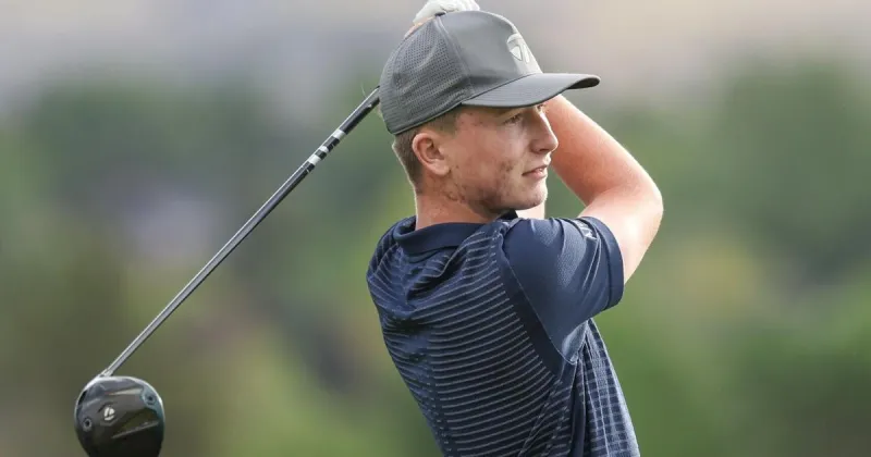 Colin Jensen nearly ties course record to start MSGA State Junior Championships