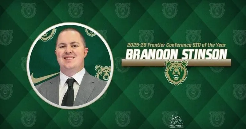 Rocky SID Brandon Stinson named Frontier SID of the Year