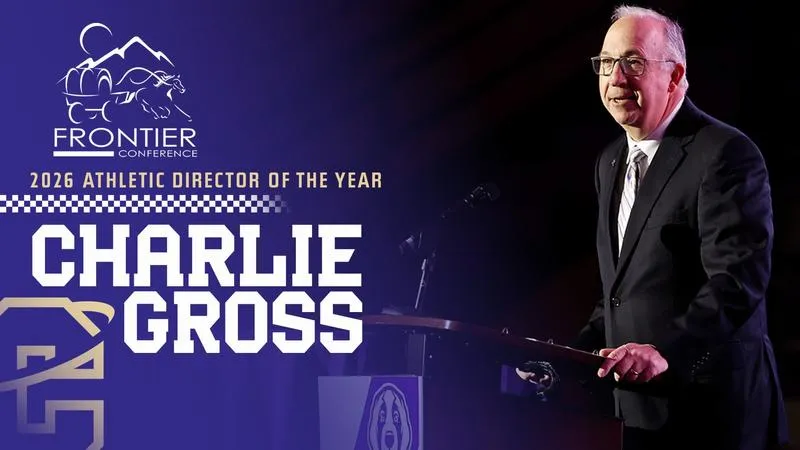 Charlie Gross Named Frontier Conference Athletic Director of the Year