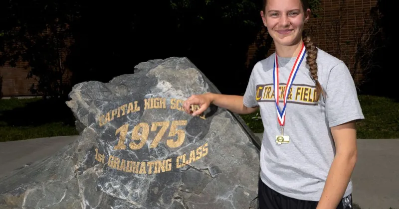 Kaelyn Saari ended her Capital career with a 'bang' after javelin state title