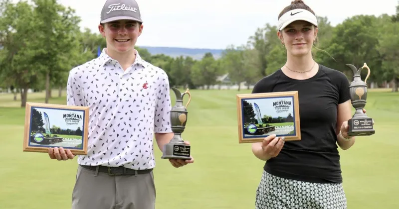 John Gilbert, Cate Leydig stave off surges to win MSGA State Junior Championships titles