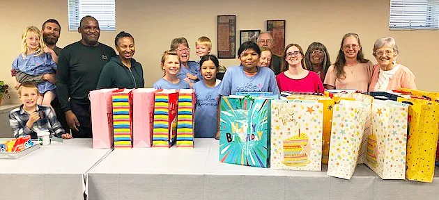 Thrivent Action Team provides 'birthday bags' for Chinook Food Pantry