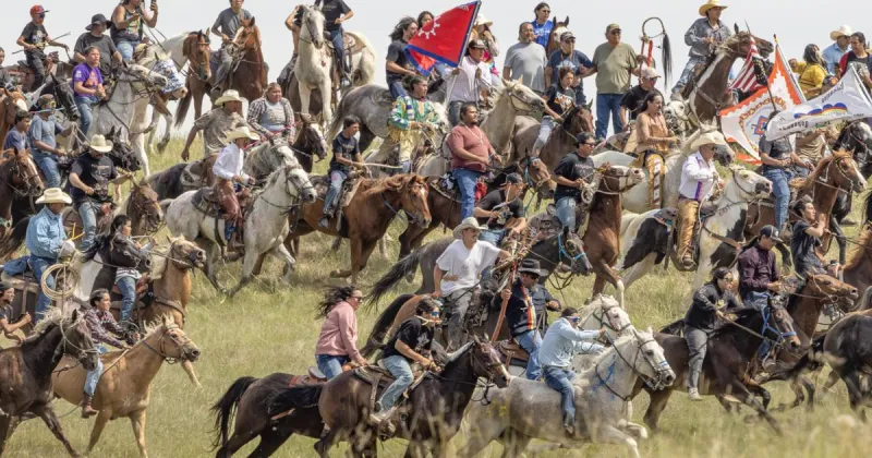'Still here:' Thousands visit Little Bighorn to honor 150 years of history