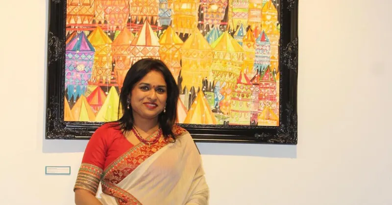 Watercolor work of Bulbul Majumder to be exhibited at Main Stope