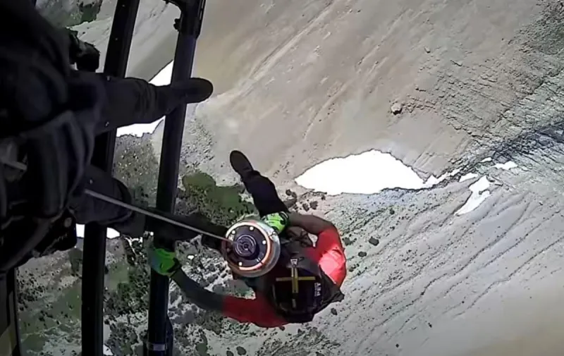 Viral Glacier Rescue Video Shows Incredible Two Bear Air Hoist Rescue