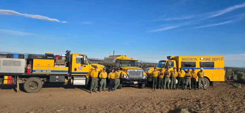 Maze Fire west of Rexburg prompts evacuations ahead of containment