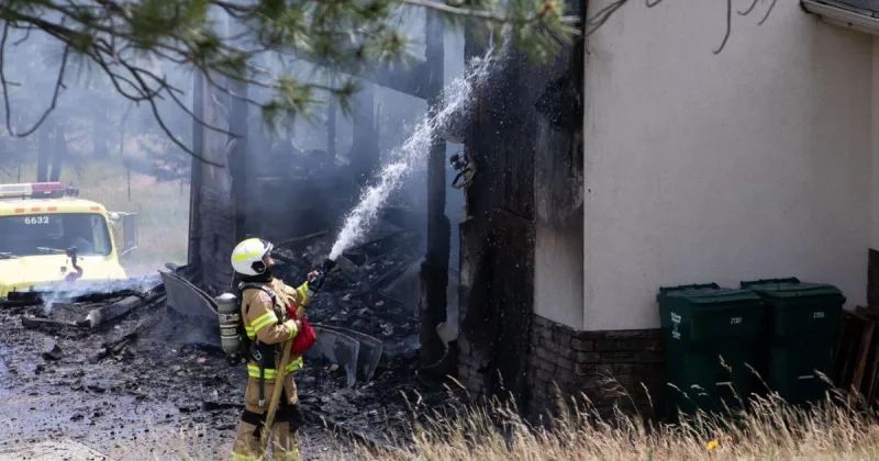 Crews respond to house fire off Birdseye Road northwest of Helena