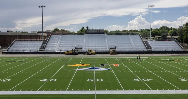 Photos: Logos installed at Sam McDonald Stadium at Daylis