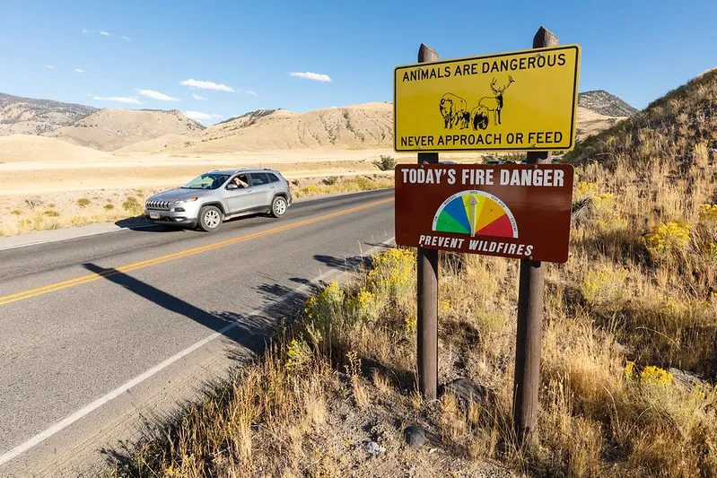 Yellowstone fire danger rated 'High'
