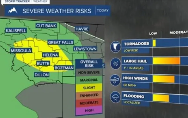 Severe thunderstorms possible Thursday and Friday