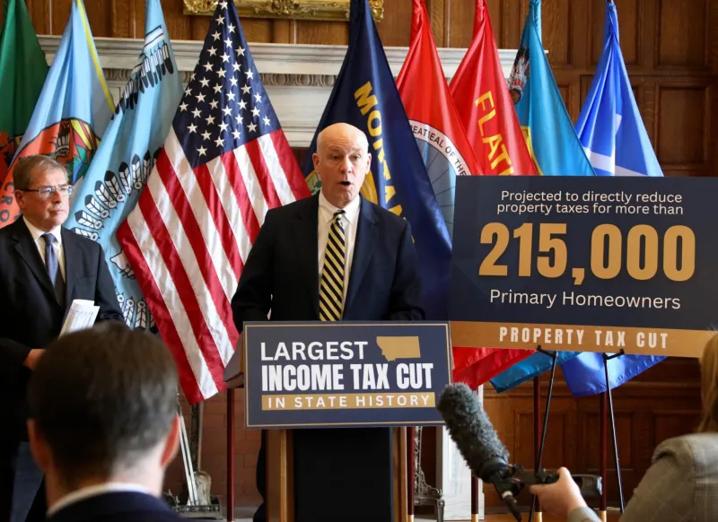 Montana Senate Republicans back governor's flat income tax plan