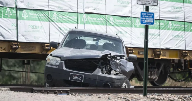 One injured in train vs. car crash near Frenchtown