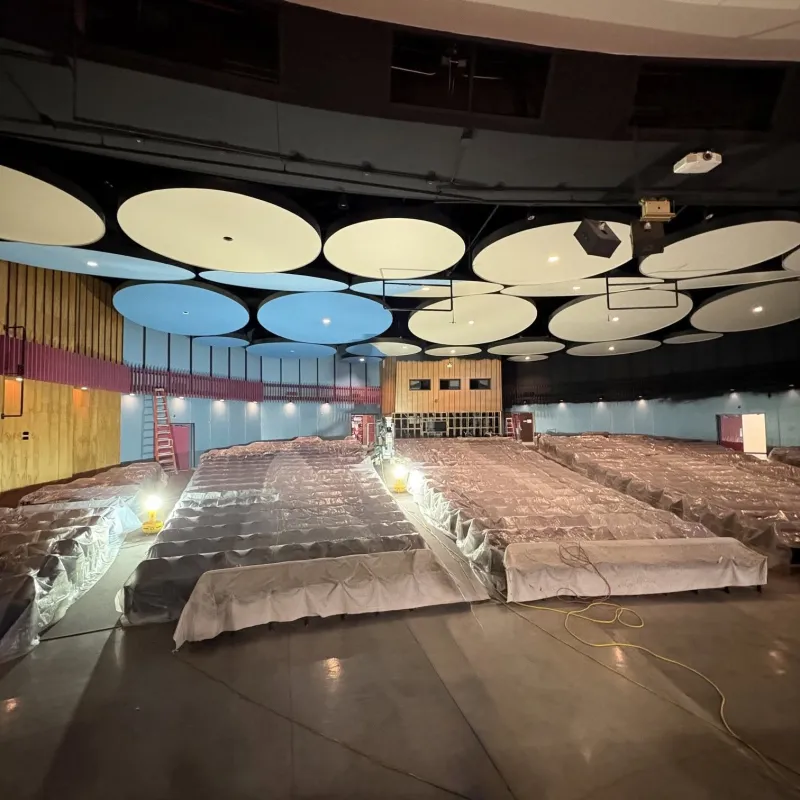 CMR auditorium renovation underway
