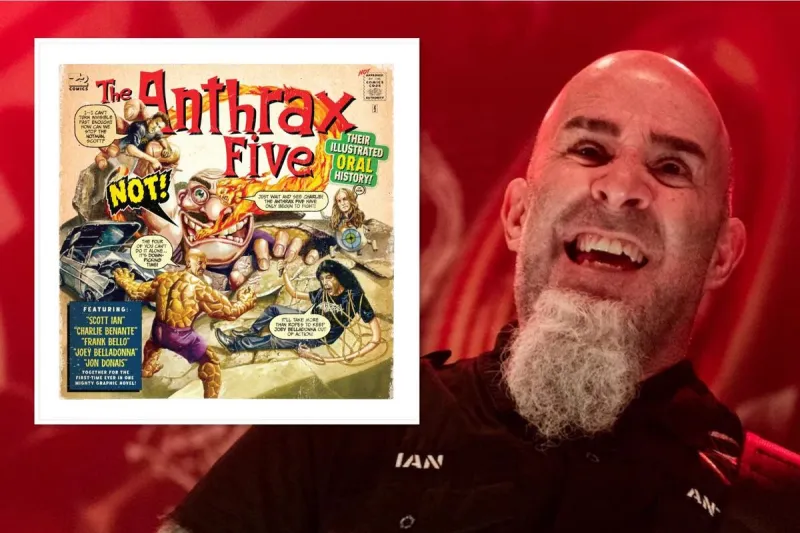 Exclusive -- See Retail-Only Cover Art for Anthrax's 'Illustrated Oral History' Graphic Novel