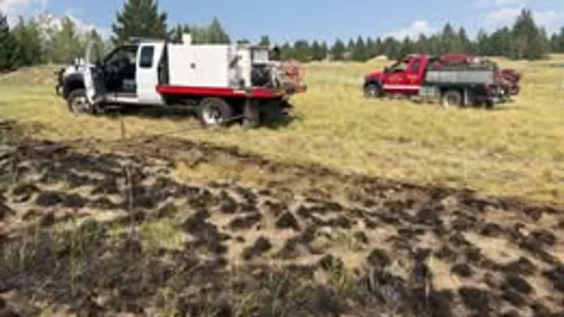 Butte-Silver Bow crews quickly contain Blue Bird Trail brush fire