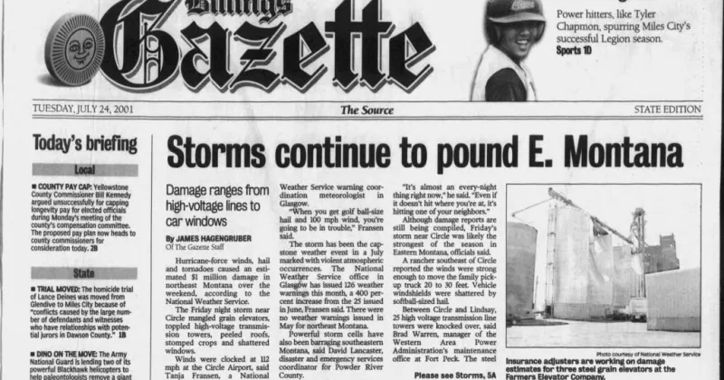 On this day 50, 25 years ago: Power outage wreaks havoc, intense storms ravage northeast Montana