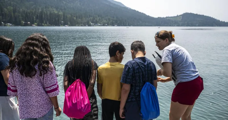 From plankton to place: Soft Landing Missoula kids visit Flathead Lake Biological Station