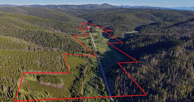Company lists property 4 miles from ski area for sale as 'Lost Trail Ski Hill Retreat'