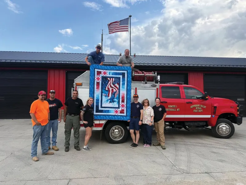 Fire Department's Busy Frontier Weekend