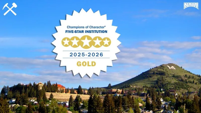 Montana Tech repeats NAIA Champions of Character Five-Star Gold Award