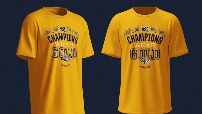 2026 MSU Gold Rush T-Shirt design unveiled