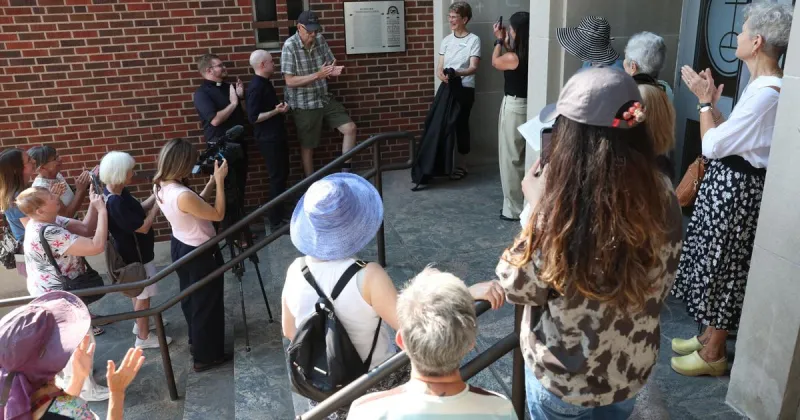 Billings' first church unveils historic plaque while looking toward its future