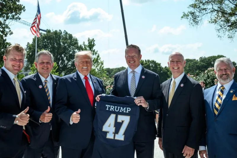 Gov. Gianforte and Montana State Bobcats Visit The White House