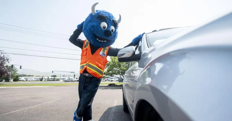 New Missoula Public Health mascot 'Buckles' adds fun to car safety