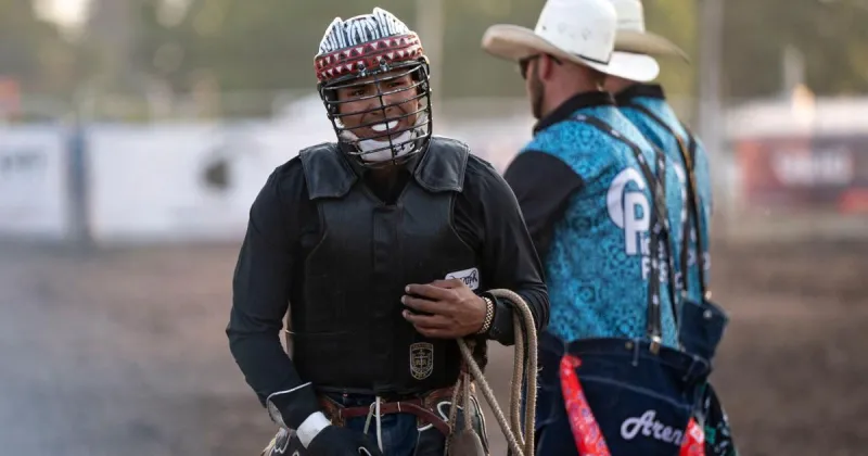 Browning's Tahj Wells back to the circuit grind after freshman season on MSU rodeo team