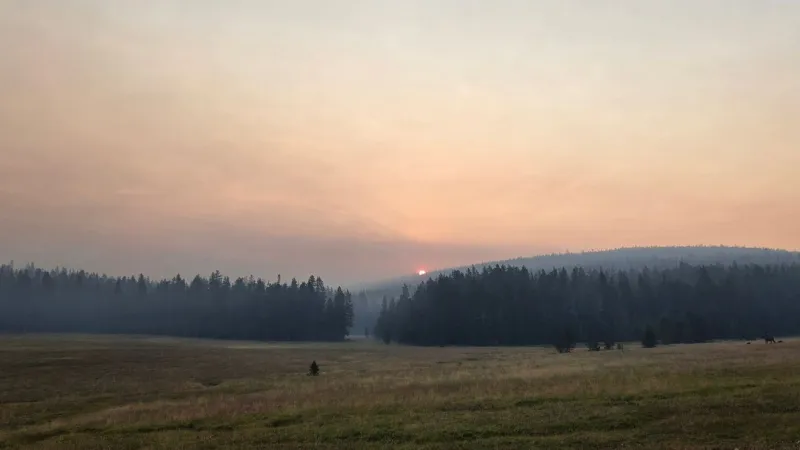 Smoke hangs on, winds raise fire concerns; relief is on the way