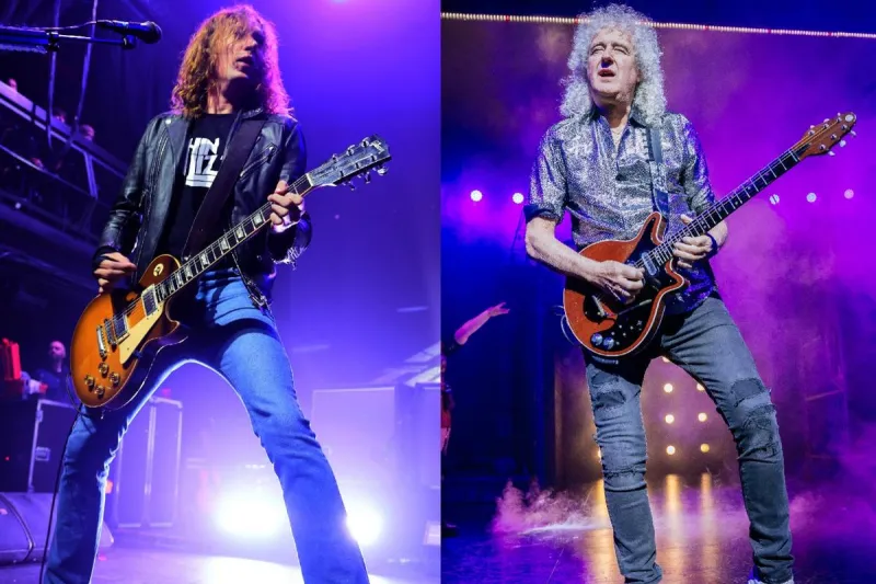 The Darkness' Dan Hawkins Froze Onstage So Brian May Wouldn't Fall Over
