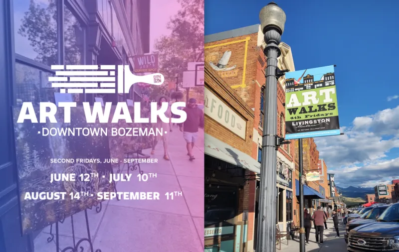 Experience local art with downtown strolls