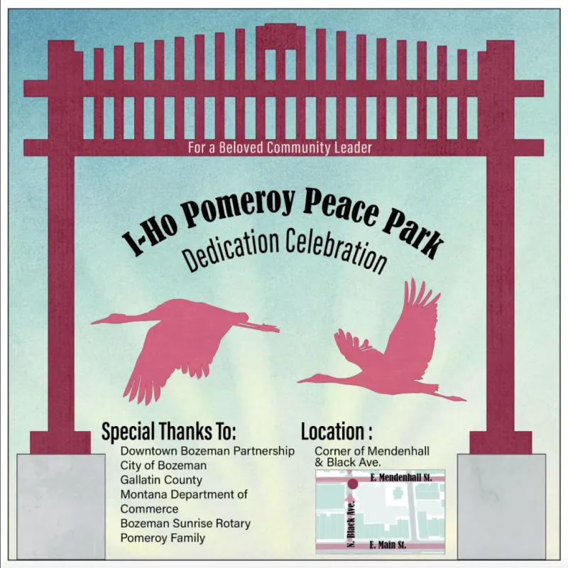 Community invited to peace park dedication